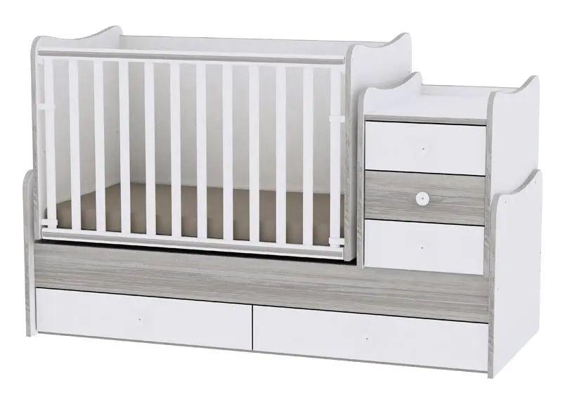 Кроватка Bertoni (Lorelli) Maxi Plus New (White/Artwood)