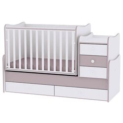Кроватка Bertoni (Lorelli) Maxi Plus (White/Cappuccino)