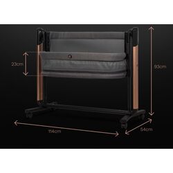 Кроватка-люлька 4в1 Cavoe COQ (Meteorite) Thumb