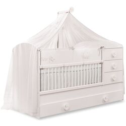 Кроватка Cilek Baby Cotton 20.24.1015.00 White (80x180)