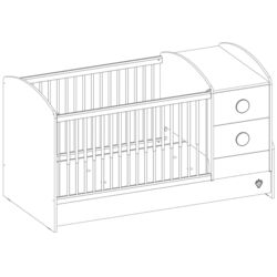 Кроватка Cilek Baby Cotton 20.24.1016.00 White (75x160) Thumb