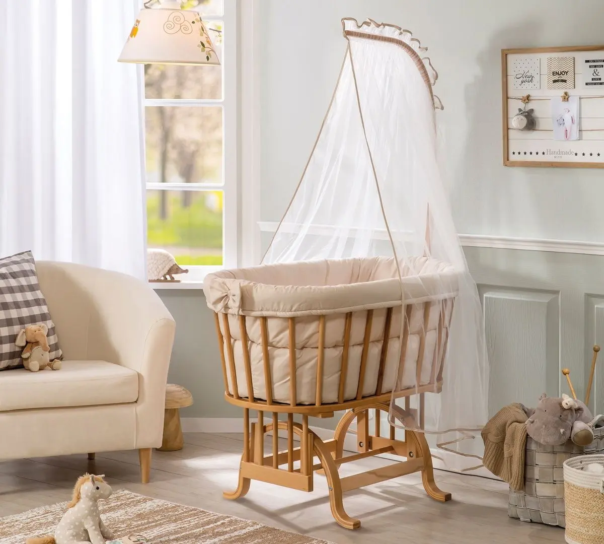 Кроватка Cilek Natural Bassinet 21.11.4804.00 (45x80) - 2