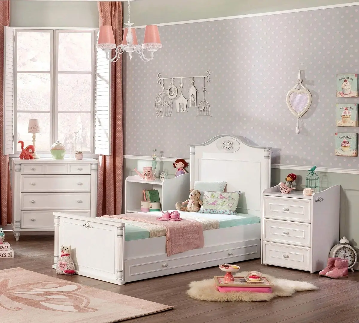 Кроватка Cilek Romantic 20.21.1015.00 White (80x180)