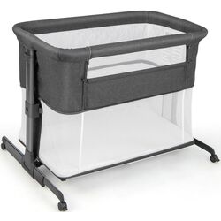 Кроватка-люлька 3в1 Costway BC10121EA (Grey) Thumb