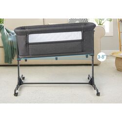 Кроватка-люлька 3в1 Costway BC10121EA (Grey) Thumb