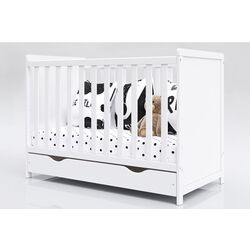 Patuc Happy Babies Lilia cu sertar (White) Thumb