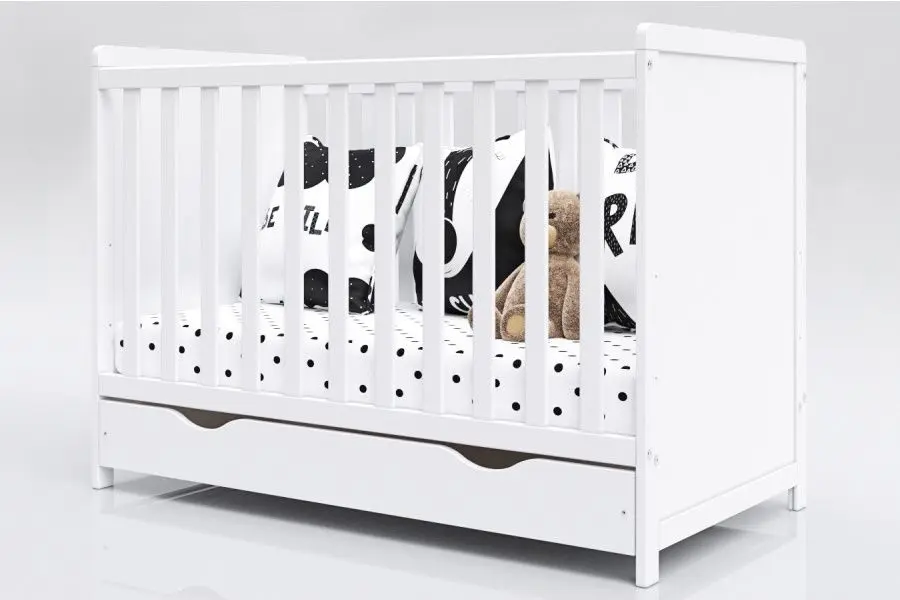 Patuc Happy Babies Lilia cu sertar (White)