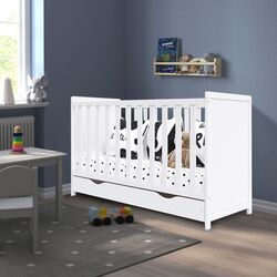 Patuc Happy Babies Lilia cu sertar (White)
