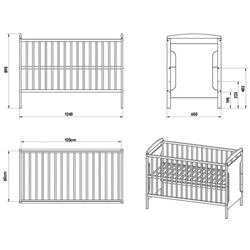 Patuc Happy Babies Mia cu sertar (White) Thumb