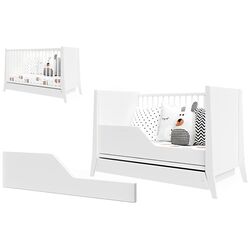 Patuc Happy Babies Roza cu sertar (White) Thumb