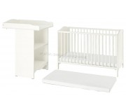 Set mobila copii Ikea Smagora (Alb)