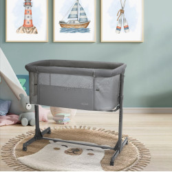 Кроватка-люлька Kikka Boo Noah 2025 (Dark Grey)