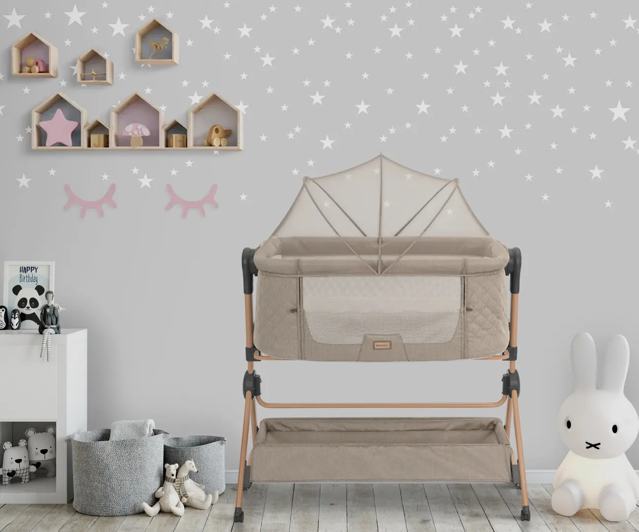 Patuc-transformer 2in1 Kikka Boo Sleat Me (Beige)