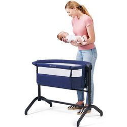 Кроватка 2в1 KinderKraft Bea (Blue Navy) Thumb