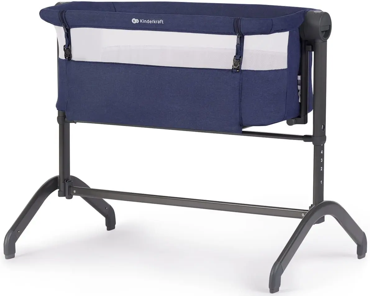 Кроватка 2в1 KinderKraft Bea (Blue Navy)