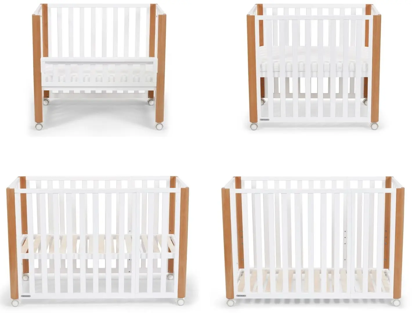 Кроватка 4в1 Kinderkraft Koya (White) - 9