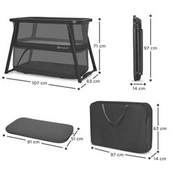 Кроватка 4в1 Kinderkraft Sofi Plus (Grey) Thumb