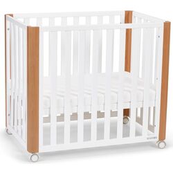 Кроватка Kinderkraft Koya + матрас 6см (White) Thumb