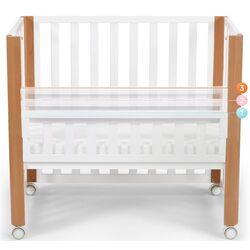 Кроватка Kinderkraft Koya + матрас 6см (White) Thumb