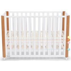 Кроватка Kinderkraft Koya + матрас 6см (White) Thumb