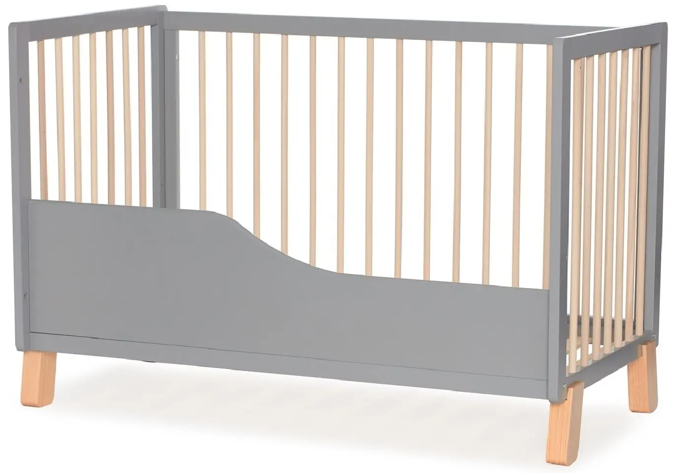 Кроватка Kinderkraft Lunky (Grey) - 2