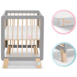 Кроватка Kinderkraft Lunky (Grey) Thumb