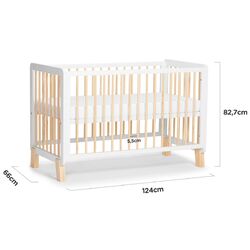 Patuc Kinderkraft Lunky + saltea 9cm (White) Thumb