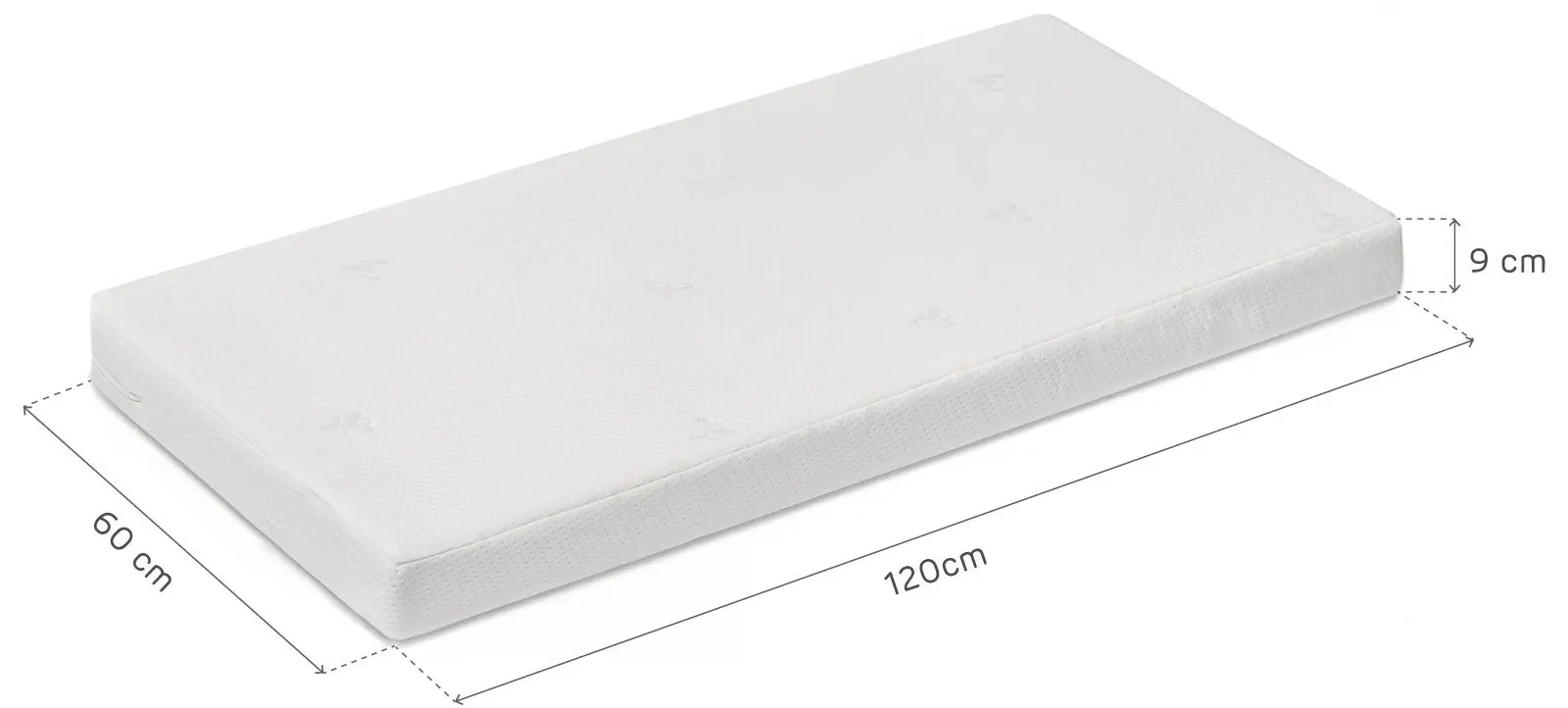 Patuc Kinderkraft Lunky + saltea 9cm (White) - 10