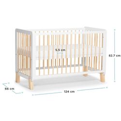 Кроватка Kinderkraft Lunky (White) Thumb