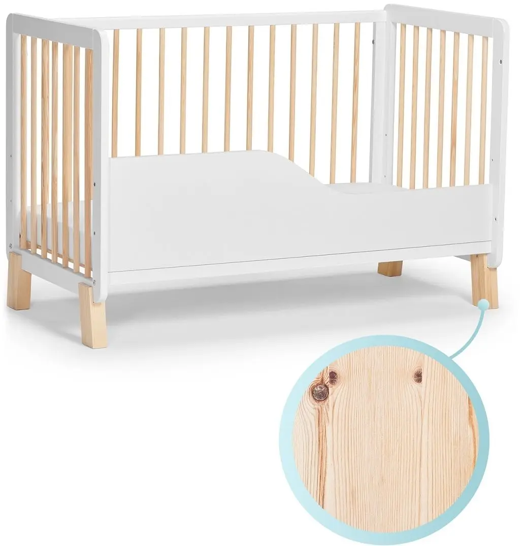 Кроватка Kinderkraft Lunky (White) - 7
