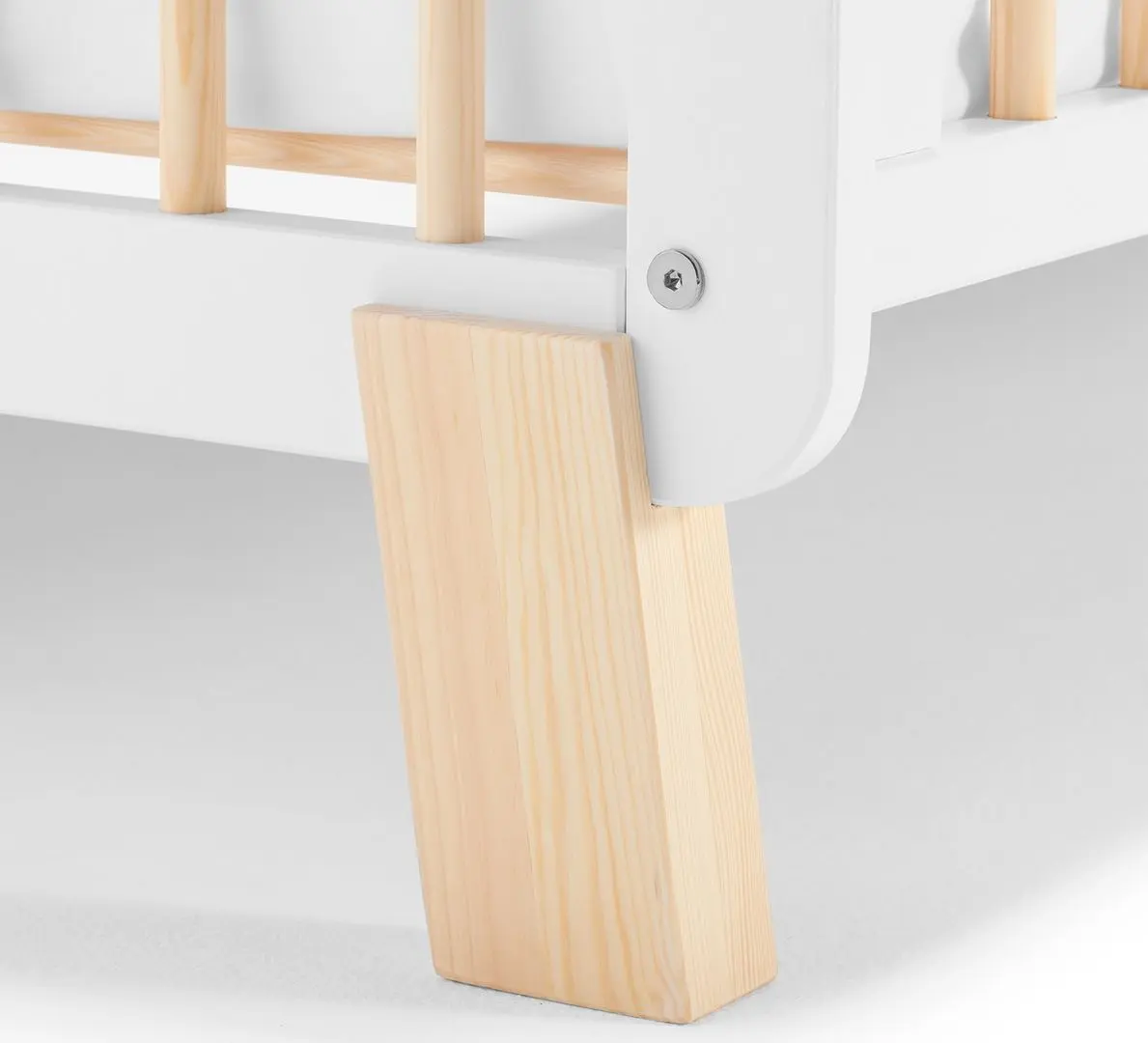 Кроватка Kinderkraft Lunky (White) - 8