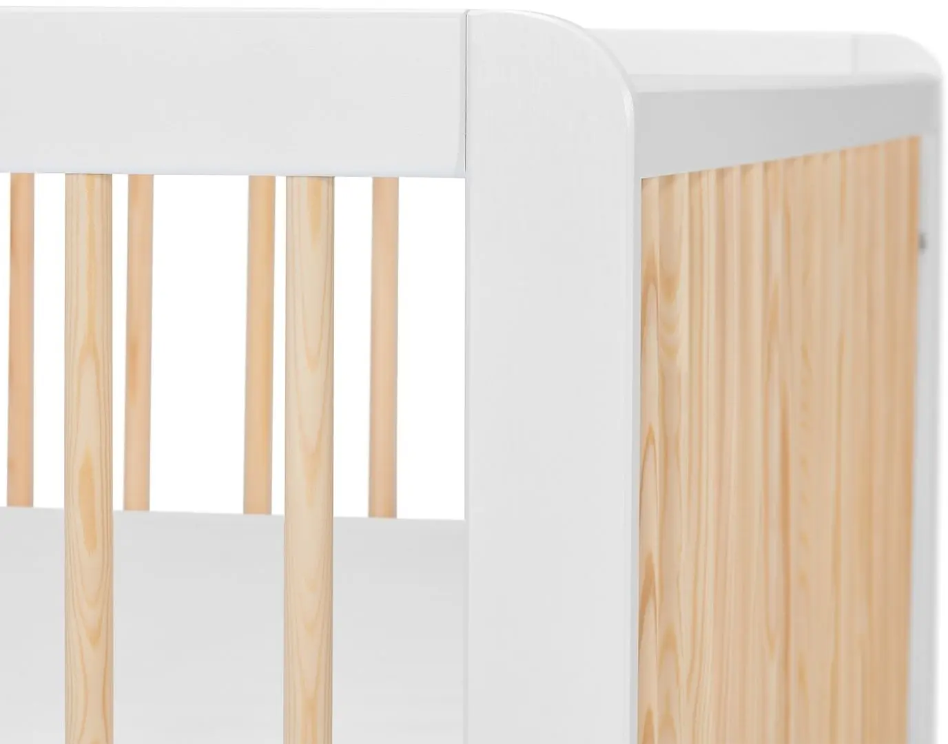 Кроватка Kinderkraft Lunky (White) - 10