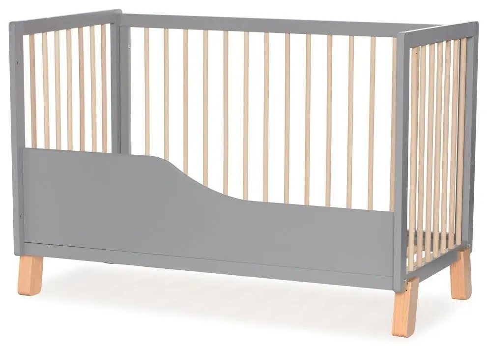 Кроватка Kinderkraft Lunky XL (Grey) - 5