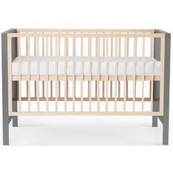 Кроватка Kinderkraft Mia + матрас (Grey) Thumb