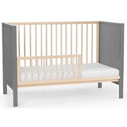 Кроватка Kinderkraft Mia + матрас (Grey) Thumb