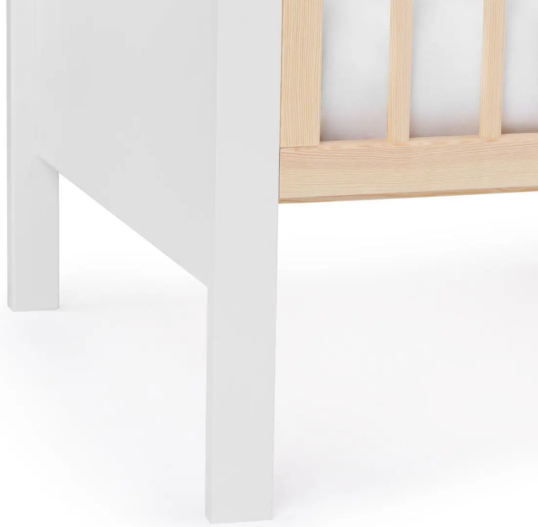 Кроватка Kinderkraft Mia (White) - 4