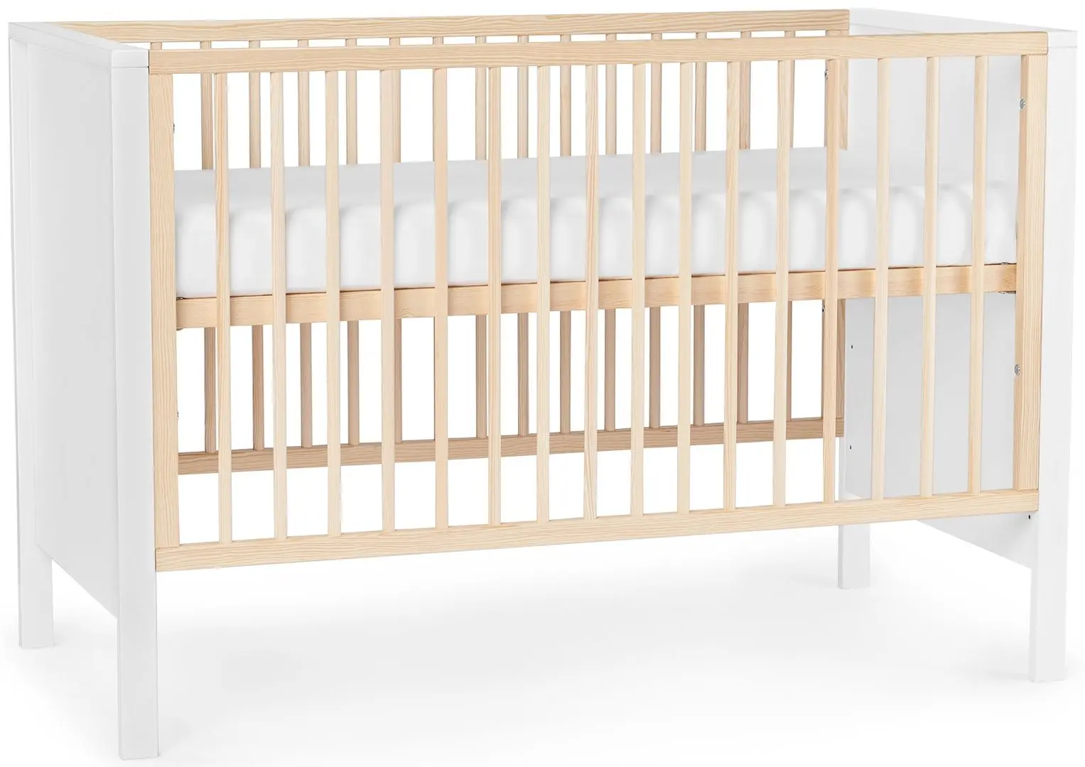 Кроватка Kinderkraft Mia (White)