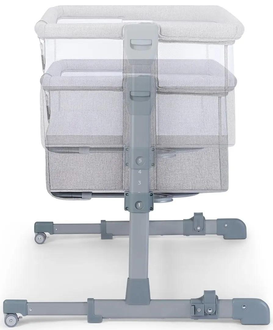 Кроватка KinderKraft Neste Air (Grey Melange) - 4