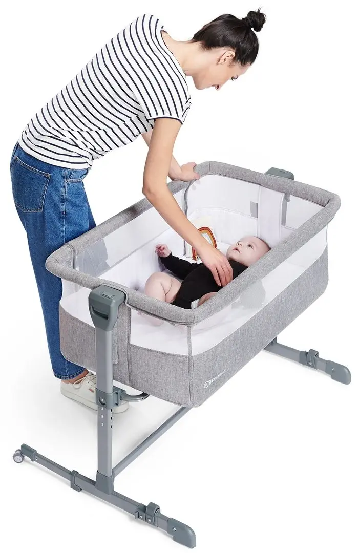 Кроватка KinderKraft Neste Air (Grey Melange) - 3