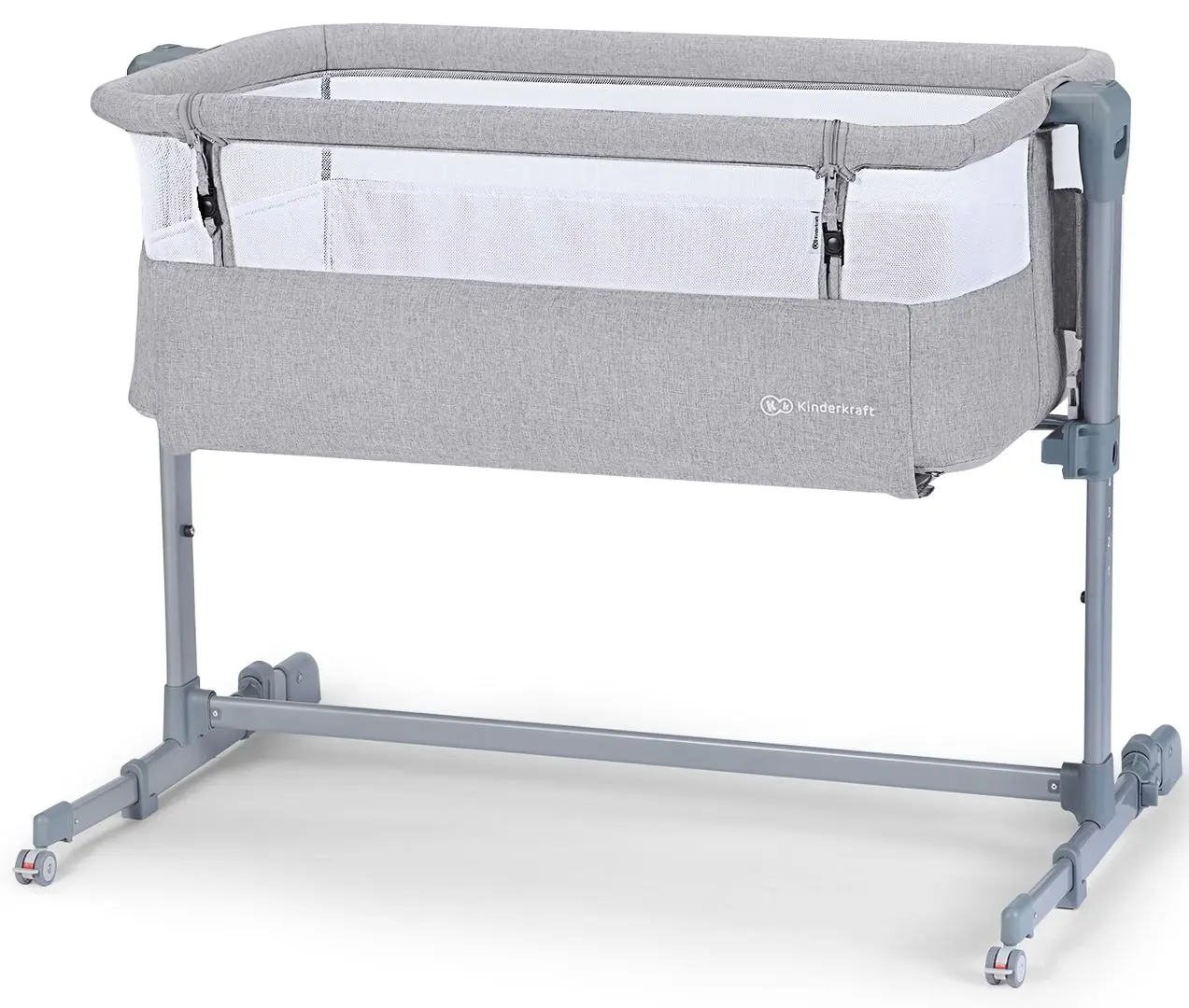 Кроватка KinderKraft Neste Air (Grey Melange)