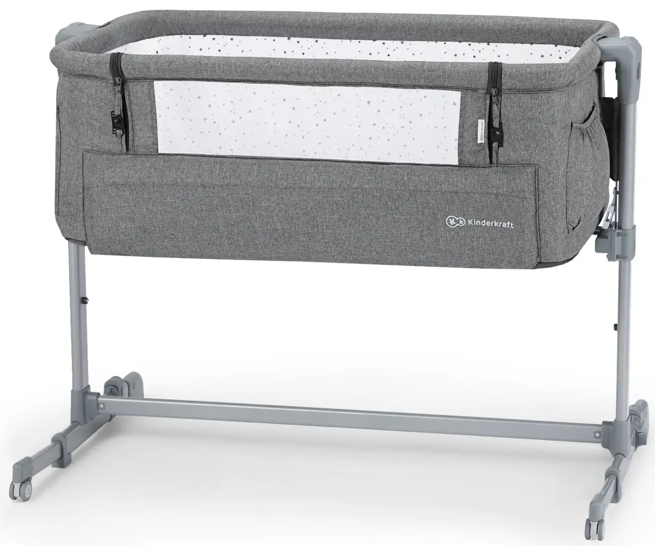 Кроватка KinderKraft Neste Up (Grey Melange) - 8