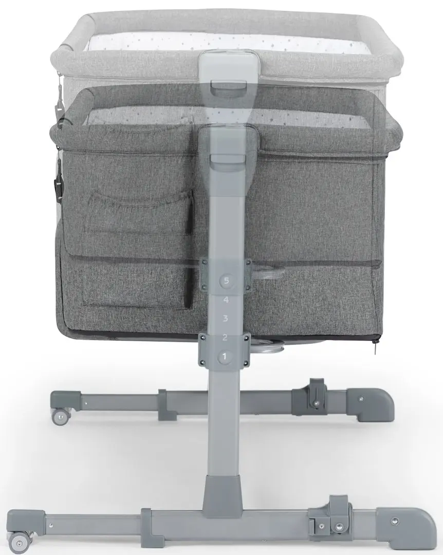 Кроватка KinderKraft Neste Up (Grey Melange) - 4