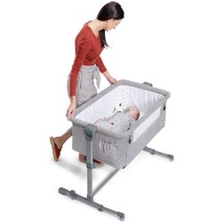 Кроватка KinderKraft Neste Up (Grey Melange) Thumb