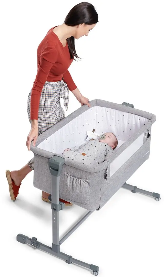 Кроватка KinderKraft Neste Up (Grey Melange) - 3