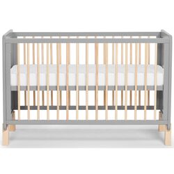 Кроватка Kinderkraft Nico + матрас 9см (Grey) Thumb