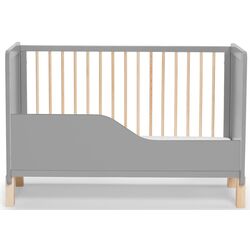 Кроватка Kinderkraft Nico + матрас 9см (Grey) Thumb