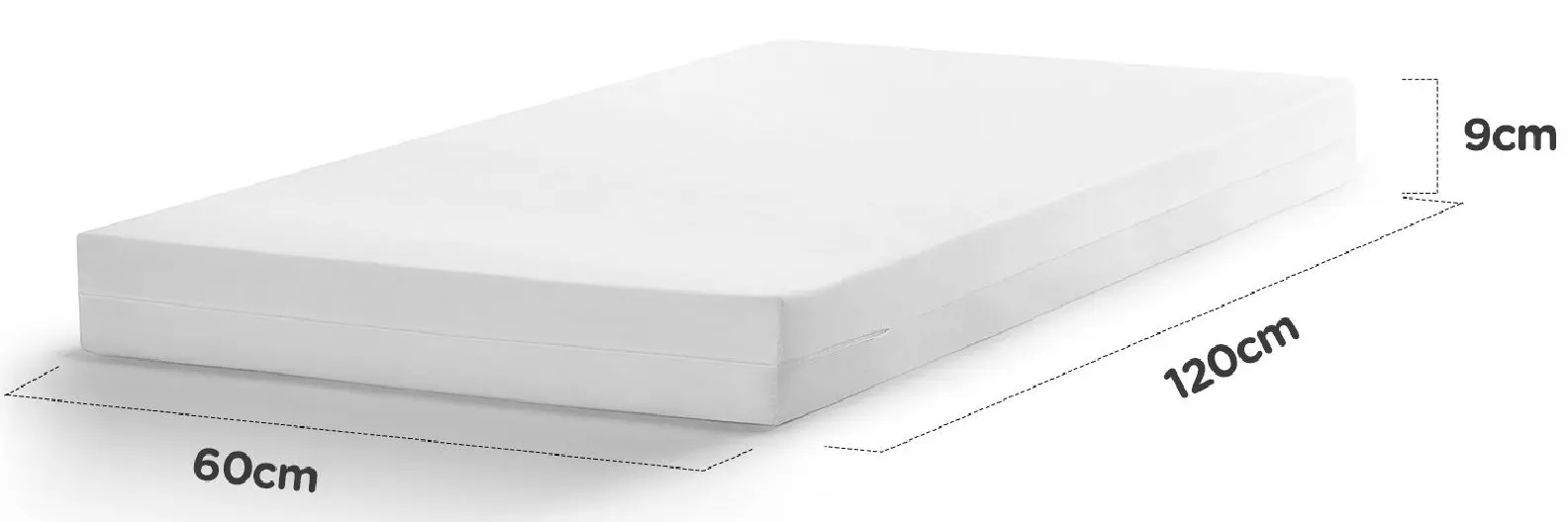 Кроватка Kinderkraft Nico + матрас 9см (Grey) - 2