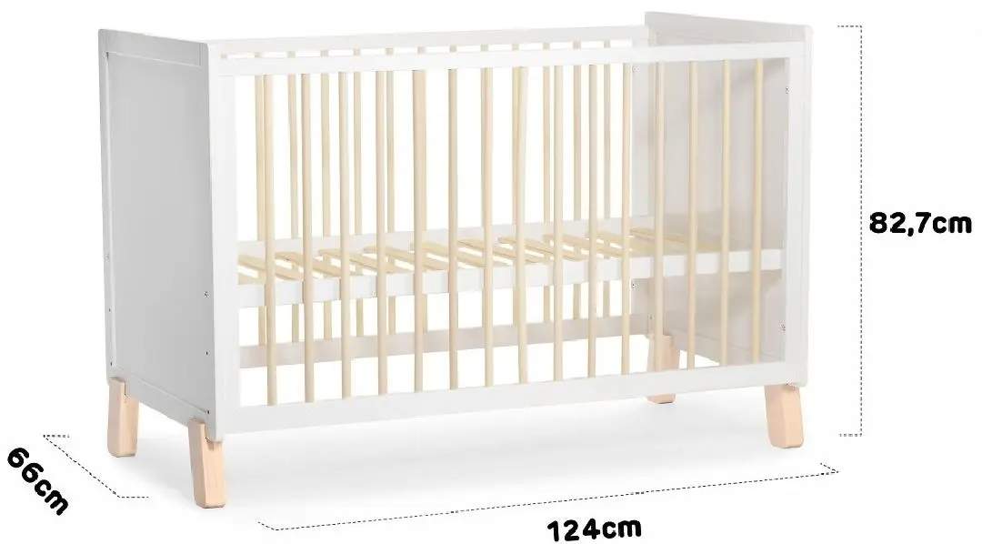 Кроватка Kinderkraft Nico (White) - 6