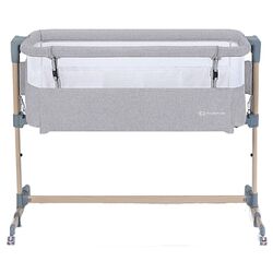 Кроватка-люлька 2в1 KinderKraft Neste Air KKLNEAIRGRY00W (Grey/Wood)