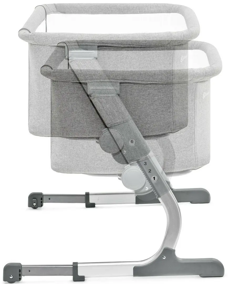 Кроватка-люлька KinderKraft Uno (Grey) - 6